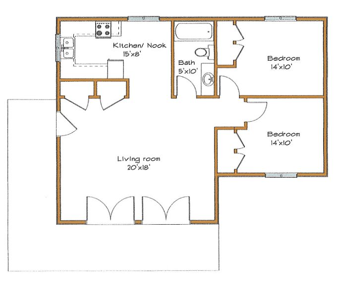 Alcove Floor Plan